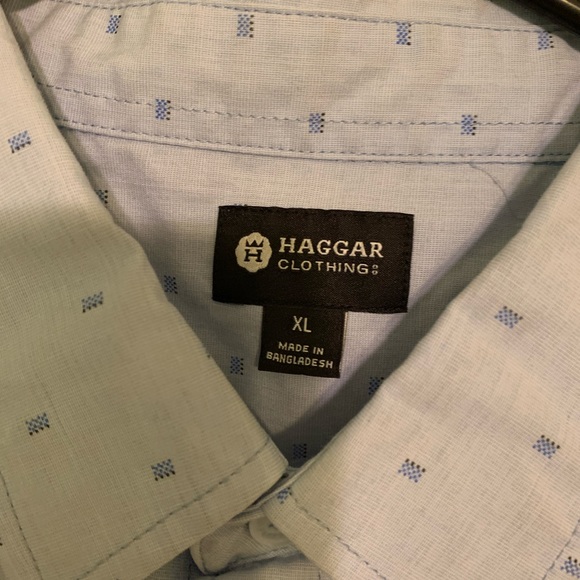 Haggar Button Up Dress Shirt - Picture 2 of 3